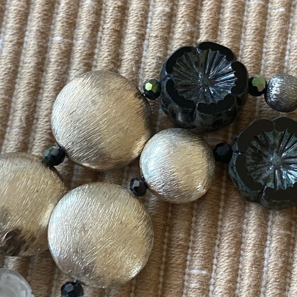 NWT Sterling Silver Crystal Quartz & Spinel Necklace w Star Pendant - Picture 11 of 13